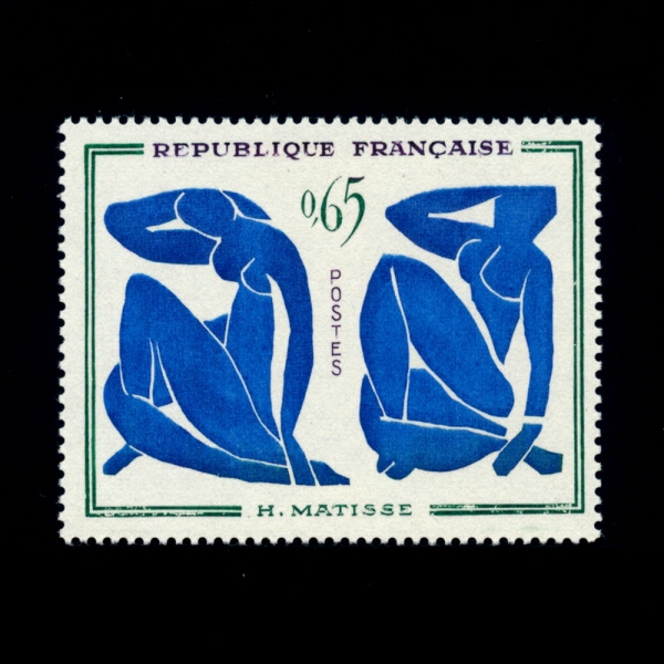 FRANCE()-#1015-65c-BLUE NUDES, BY MATISSE( ,Ӹ Ƽ)-1961.11.10