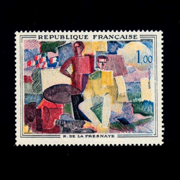 FRANCE()-#1017-1f-THE 14TH JULY, BY ROGER DE LA FRESNAYE(   )-1961.11.10