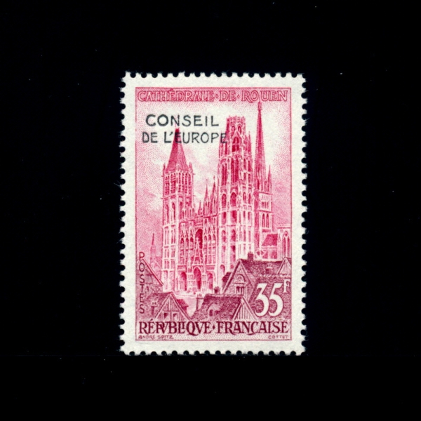 FRANCE(프랑스)-#854-35f-ROUEN CATHEDRAL(루앙 대성당)-1957.10.19일