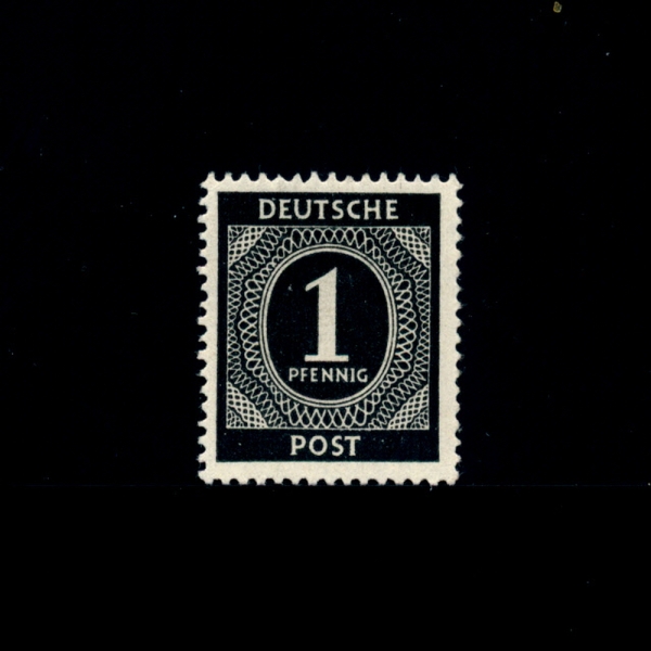 GERMANY()-#530-1pf-NUMBERAL OF VALUE()-1946
