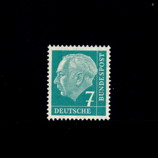 GERMANY()-#706-7pf-PRES. THEODOR HEUSS(׿ ޽)-1954