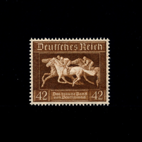GERMANY()-#B90-42pf-HORSE RACE(渶)-1936.6.22