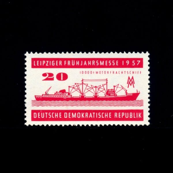 GERMAN DEMOCRATIC REPUBLIC()-#323-20pf-FREIGHTER(ȭ)-1957.3.1