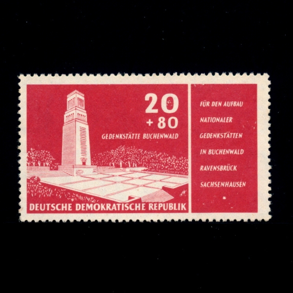 GERMAN DEMOCRATIC REPUBLIC()-#B28-20+80pf-BUCHENWALD MEMORIAL(Ʈ )-1956.9.8