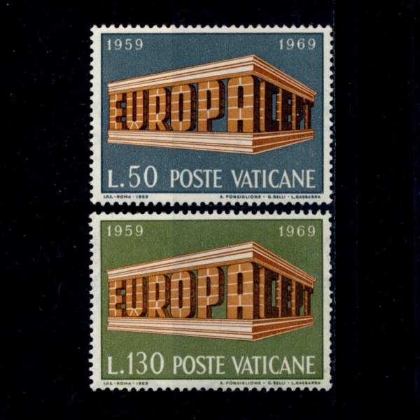 VATICAN CITY(Ƽĭ ñ)-#CD12(2)-EUROPA()-1969.4.28