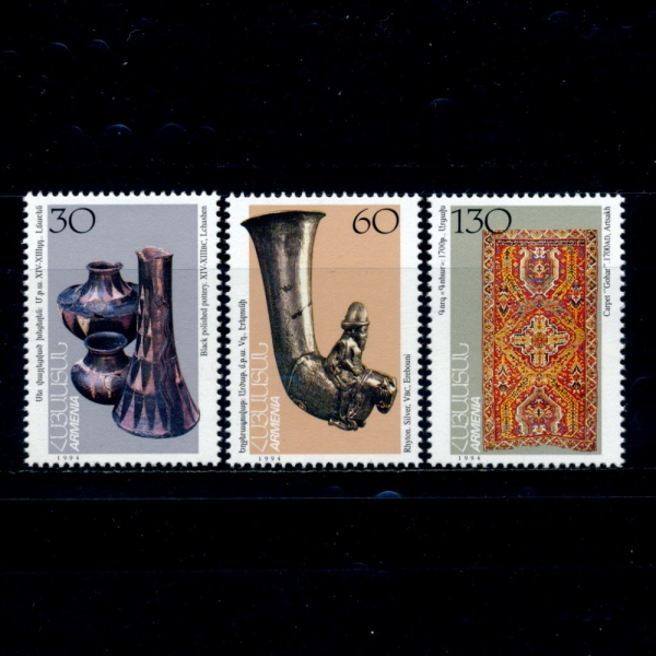 ARMENIA(Ƹ޴Ͼ)-#496~8(3)-CULTURAL ARTIFACTS(ȭ )-1995.4.27