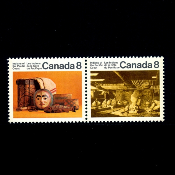 CANADA(ĳ)-#562~3(2)-PLAINS INDIANS OF CANADA( ε)-1972.7.6