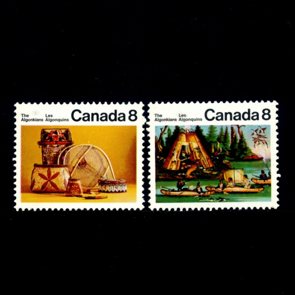 CANADA(ĳ)-#568~9(2)-ALGONKIAN-SPEAKING INDIANS OF CANADA(˰Ų )-1973.11.18