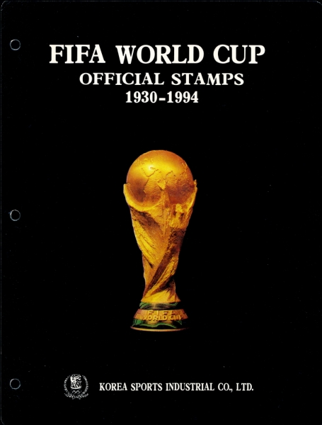 월드컵 기념우표책-제1회~제15회(1930~1994년)-개최국 우표 수록(53페이지)-취미사 발행-1995년