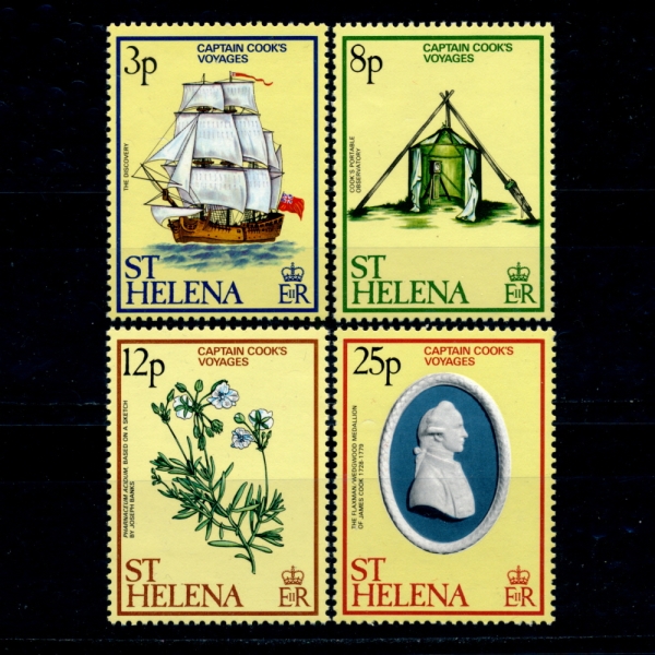 ST.HELENA(Ʈ ﷹ)-#324~7(4)-CAPT. COOK\