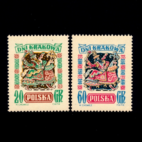 POLAND()-#684~5(2)-LAIKONIK CARNIVAL COSTUMES(ڴ īϹ ǻ)-1955.6.16