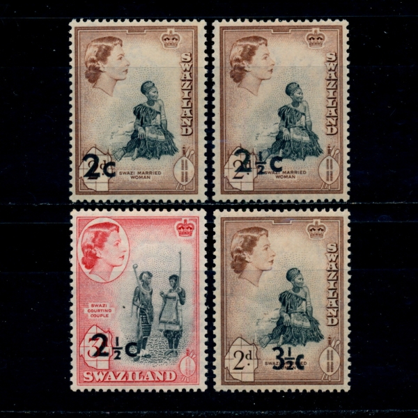 SWAZILAND()-#69~72(4)-MARRIED WOMAN(ȥ )-1961