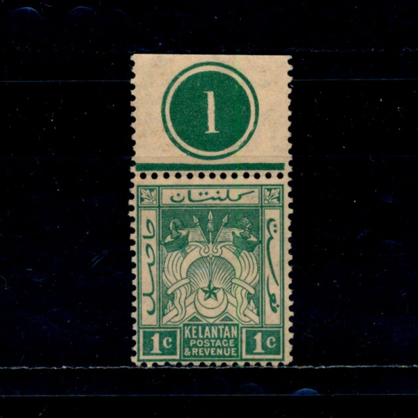 MALAYA-KELANTAN(̽þ-̶ź)-#1-1c-SYMBOLS OF GOVERNMENT( ¡)-1911