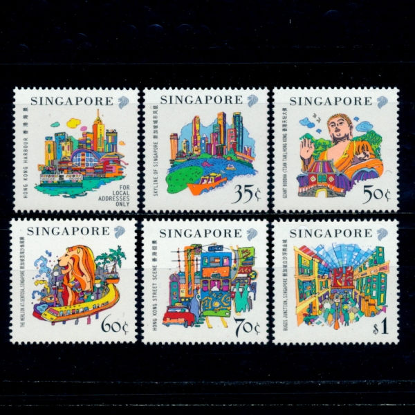 SINGAPORE(̰)-#896~901(6)-HONG KONG AND SINGAPORE TOURISM(ȫ  ̰ )-1999.7.1