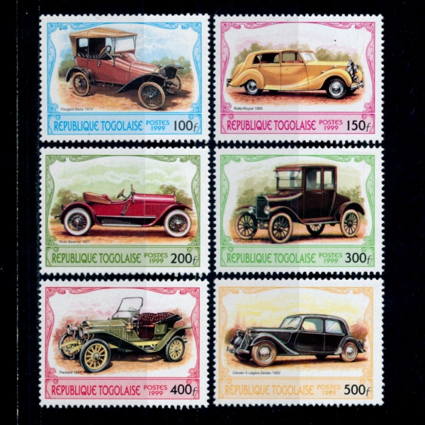 TOGO()-#1882H~M(6)-ANTIQUE AUTOMOBILES(ǰ ڵ)-1999