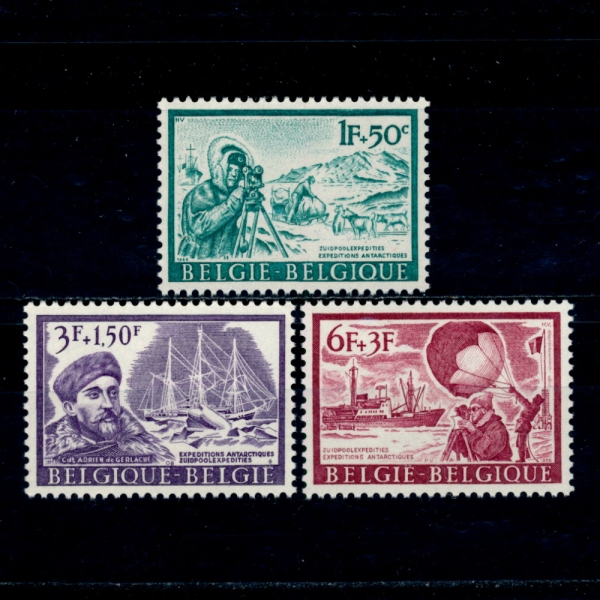 BELGIUM(⿡)-#797~9(3)-BELGIAN ANTARCTIC EXPEDITIONS(⿡  Ž)-1966.10.8