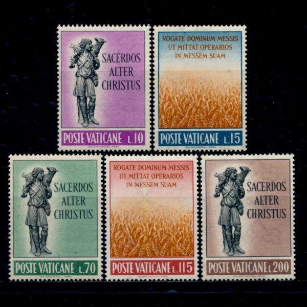 VATICAN CITY(Ƽĭ ñ)-#330~4(5)-\"THE GOOD SHEPHERD\" AND WHEATFIELD( ,й)-1962.6.2