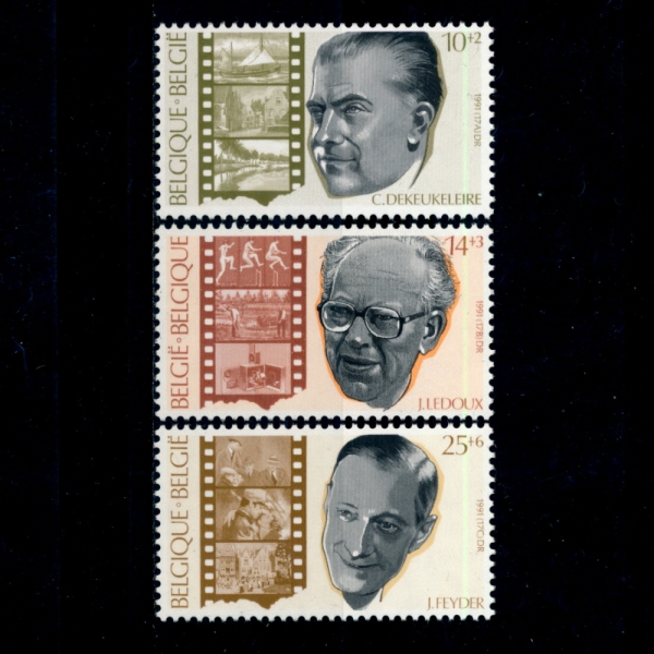 BELGIUM(⿡)-#B1098~100(3)-BELGIAN FILM PERSONALITIES(⿡ ȭ ι)-1991.10.28