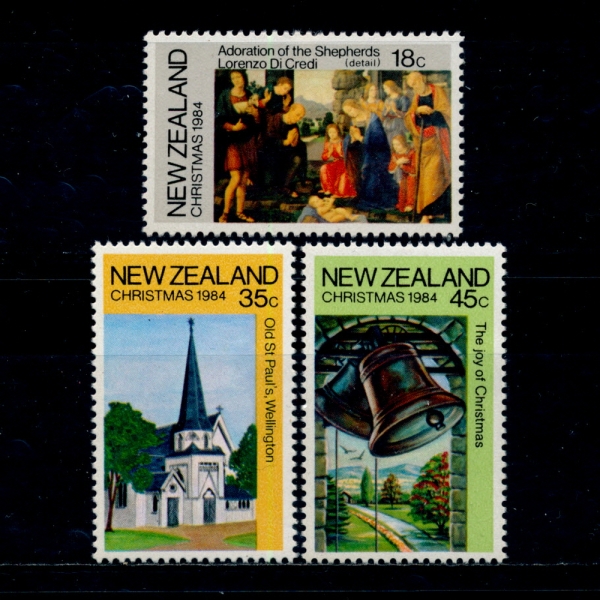 NEW ZEALAND()-#808~10(3)-CHRISTMAS(ũ)-1984.9.26