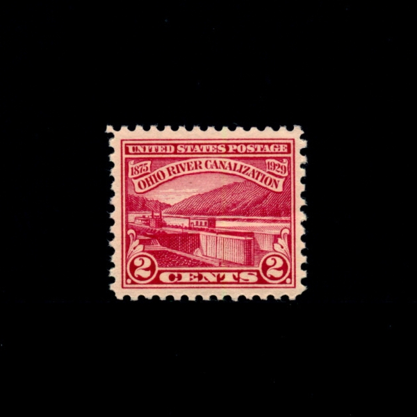 UNITED STATES(̱)-#681-2c-LOCK NO.5, MONONGAHELA RIVER(   5)-1929.10.19