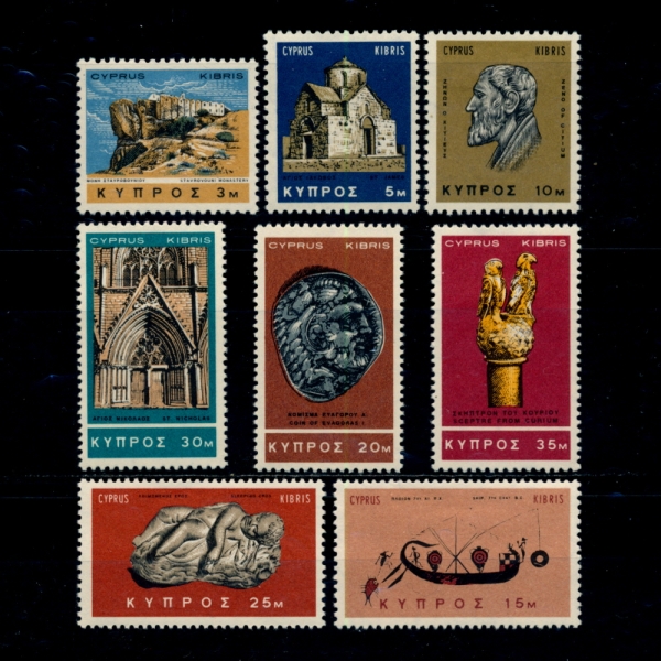 CYPRUS(Űν)-#278~85(8)-ARTIFACTS()-1966.11.21