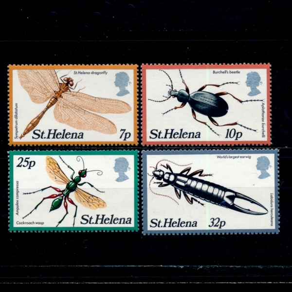 ST.HELENA(Ʈ ﷹ)-#364~7(4)-INSECTS()-1982.1.4
