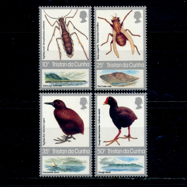 TRISTAN DA CUNHA(Ʈź  )-#404~7(4)-INDIGENOUS FLIGHTLESS SPECIES AND HABITATS( ϴ ,)-1987.1.23