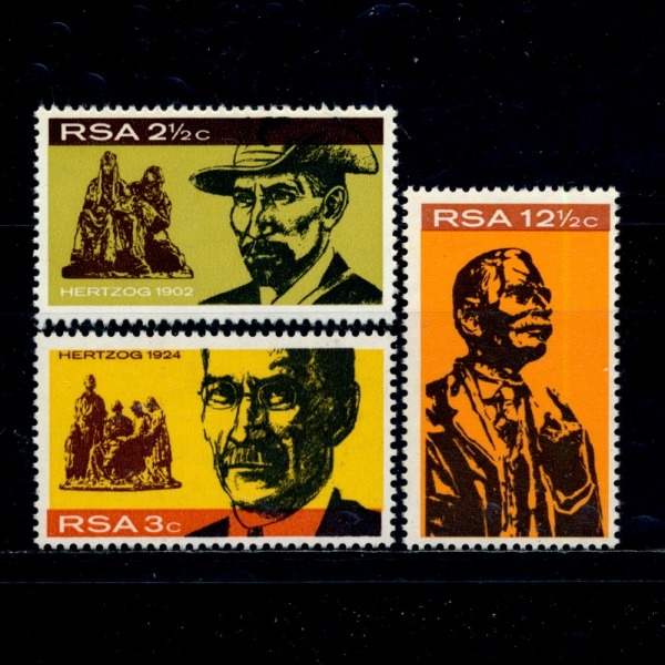 SOUTH AFRICA(īȭ)-#348~50(3)-JAMES B. M. HERTZOG STATUE(ӽ 踮  츣ʱ)-1968.9.21