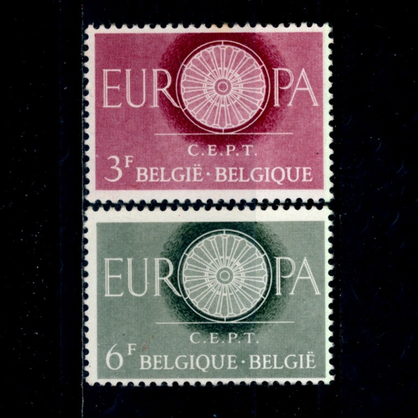 BELGIUM(⿡)-#614~5(2)-EUROPA()-1964.9.12