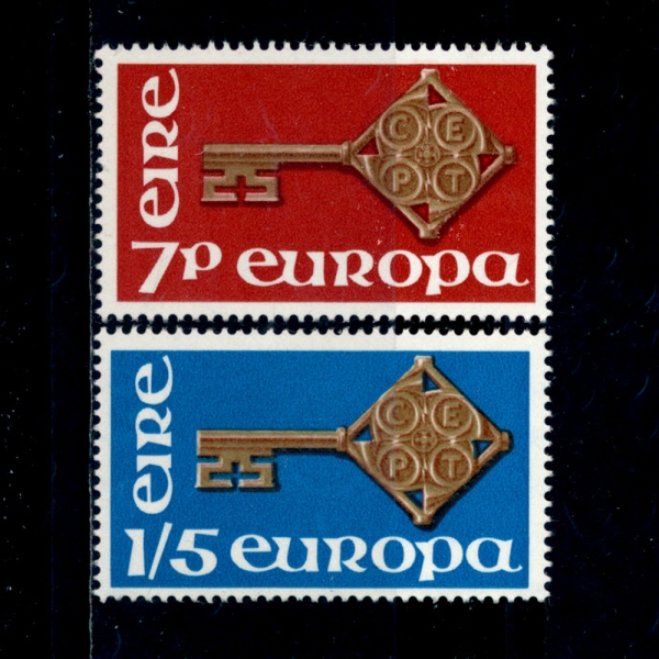 IRELAND(Ϸ)-#242~3(2)-EUROPA()-1968.4.29