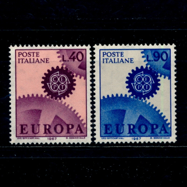 ITALY(Ż)-#951~2(2)-EUROPA()-1967.4.10