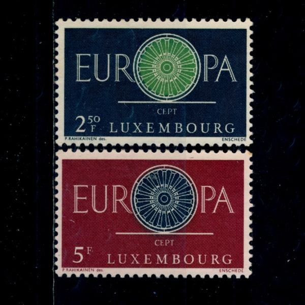 LUXEMBOURG(θũ)-#374~5(2)-EUROPA()-1960.9.19