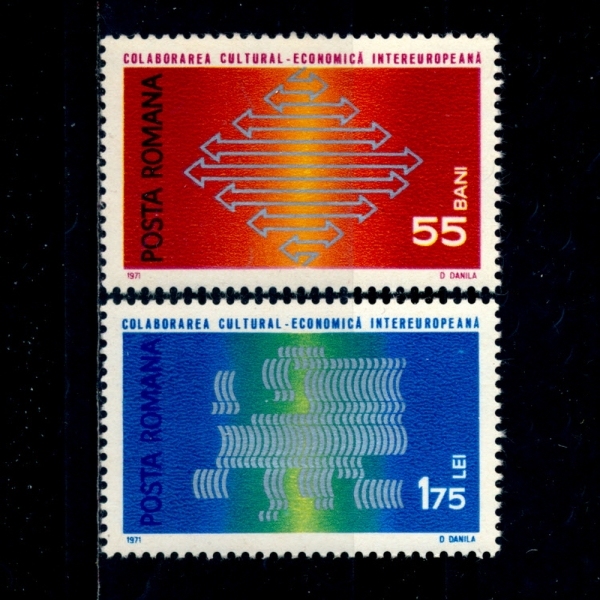ROMANIA(縶Ͼ)-#2241~2(2)-EUROPA()-1971.4.28