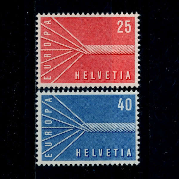 SWITZERLAND()-#363~4(2)-EUROPA()-1957.7.15