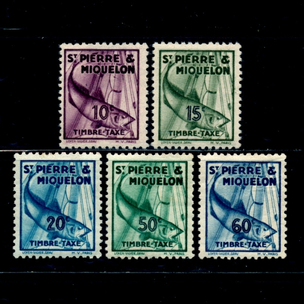 ST.PIERRE & MIQUELON(Ʈ ǿ  )-#D4(5)-CODFISH(뱸)-1938.11.17