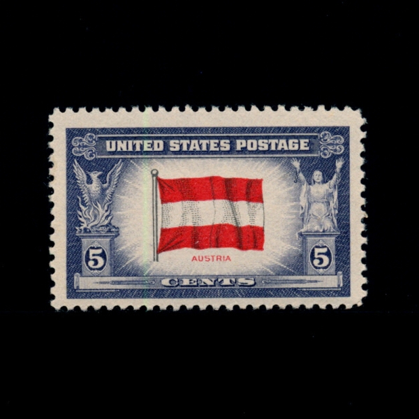 UNITED STATES(̱)-#919-5C-FLAG OF AUSTRIA(Ʈ )-1943