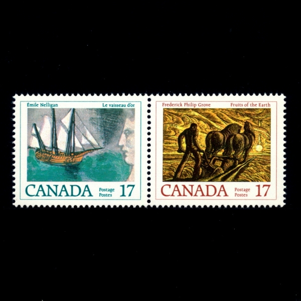 CANADA(ĳ)-#817~8(2)-FRUITS OF THE EARTH, BY F. P. GROVE AND THE GOLDEN VESSEL, BY EMILE NELLIGAN( ʸ ׷κ, ڸ)-1979.5.3