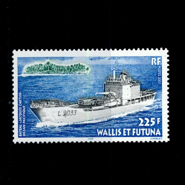 WALLIS AND FUTUNA ISLANDS(и Ǫ )-#537-225f-SHIP \"JACQUES CARTIER\"(ũ 쿡)-2001.2.25