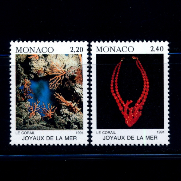 MONACO()-#1764~5(3)-CORAL AND CORAL NECKLACE(ȣ,ȣ )-1991.4.26