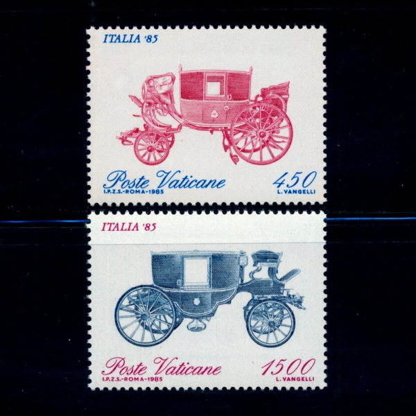 VATICAN CITY(Ƽĭ ñ)-#766~7(2)-COACHES()-1985.10.15