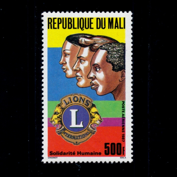 MALI()-#C539-500f-LIONS CLUBS AND SERVICE ORGANIZATIONS(̿½ Ŭ)-1987.6.8