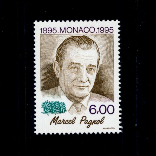 MONACO()-#1947-6f-MARCEL PAGNOL(  Ĵ)-1995.5.8