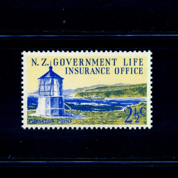 NEW ZEALAND()-#OY44-2 1/2c-PUYSEGUR POINT(Ƕ Ʈ)-1969.3.27