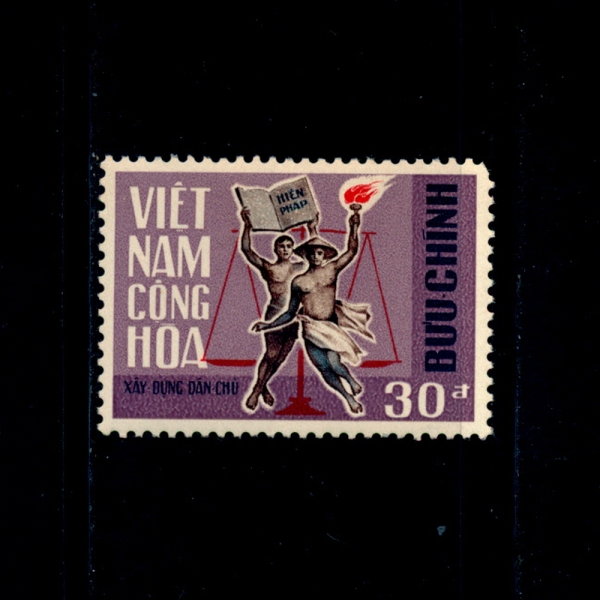 VIET NAM(Ʈ)-#319-30pi-ESTABLISHMENT OF DEMOCRACY( )-1967.11.1