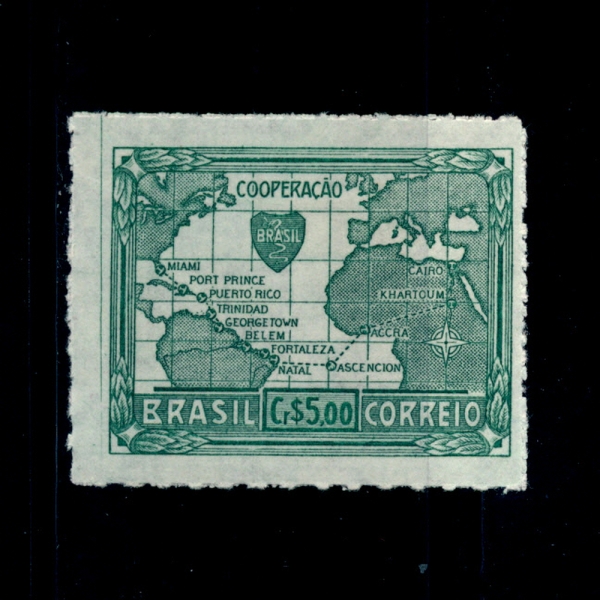 BRAZIL(브라질)-#632-5cr-COOPERATION(협동)-1945.5.8일