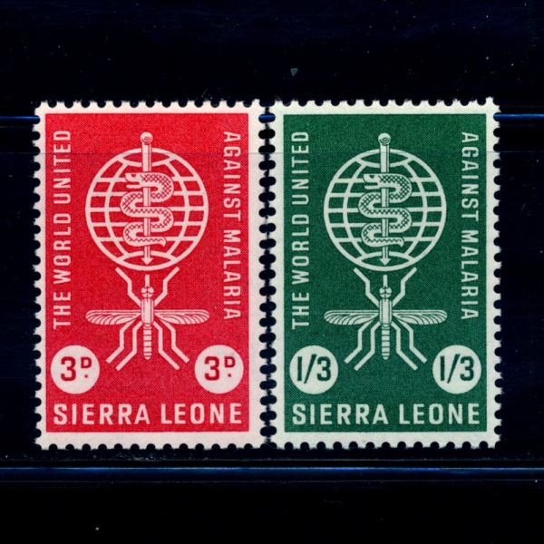 SIERRA LEONE(ÿ󸮿)-#225~6(2)-MALARIA ERADICATION EMBLEM(󸮾 ڸ)-1962.4.7