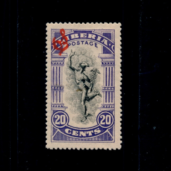 LIBERIA(̺)-#O103-20c-MERCURY(ť)-1918