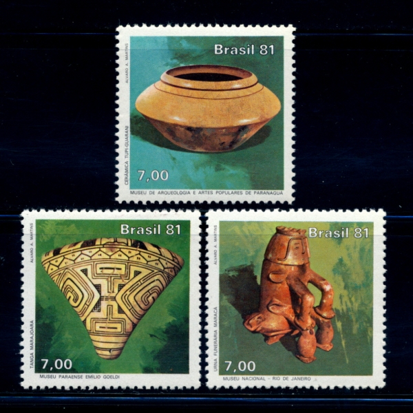 BRAZIL()-#1736~8(3)-ANTIQUES(ǰ)-1981.5.18