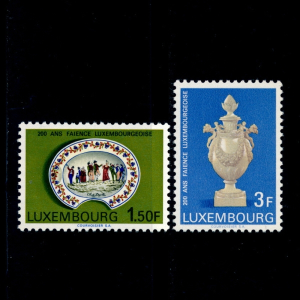 LUXEMBOURG(θũ)-#456~7(2)-FAIENCE INDUSTRY IN LUXEMBOURG, 200TH ANNIV.(ȭ  200 ֳ)-1967.9.14