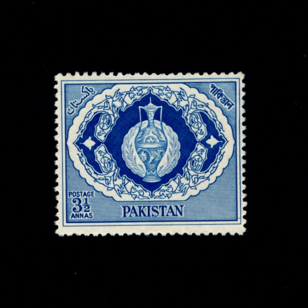 PAKISTAN(Űź)-#57A-3 1/2a-VASE AND PLATE(׾Ƹ,)-1951.8.14